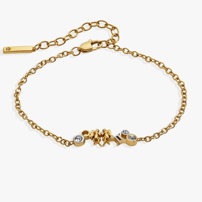 Gemini Symbol Inline Bracelet, Two tone / Gold, hi-res image number 0