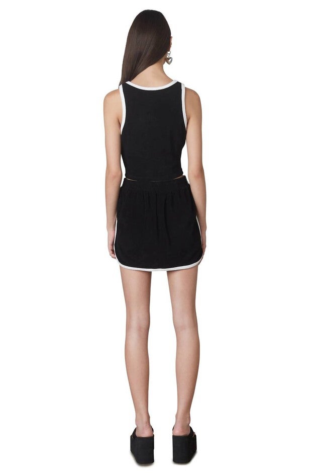 Terry Dolphin Skort In Black, , alternate image number null
