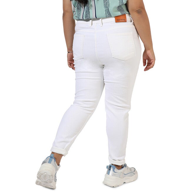 White Skinny Jeans, White / White, alternate image number null