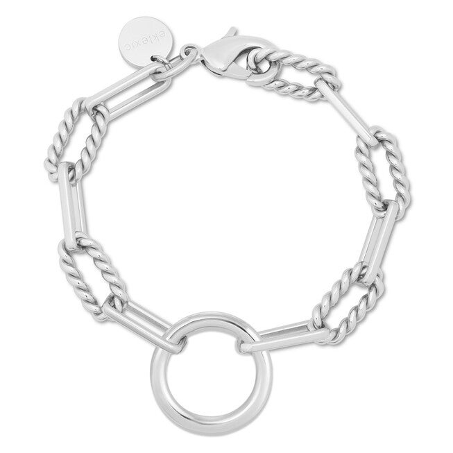 Eliza Bracelet 6.5 inches Silver, Silver / Silver, hi-res image number 0
