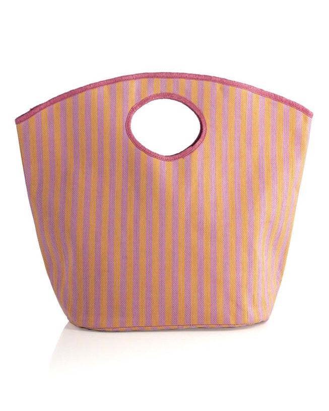 Lolita Stripe Tote, Candy / Pink, hi-res image number 0