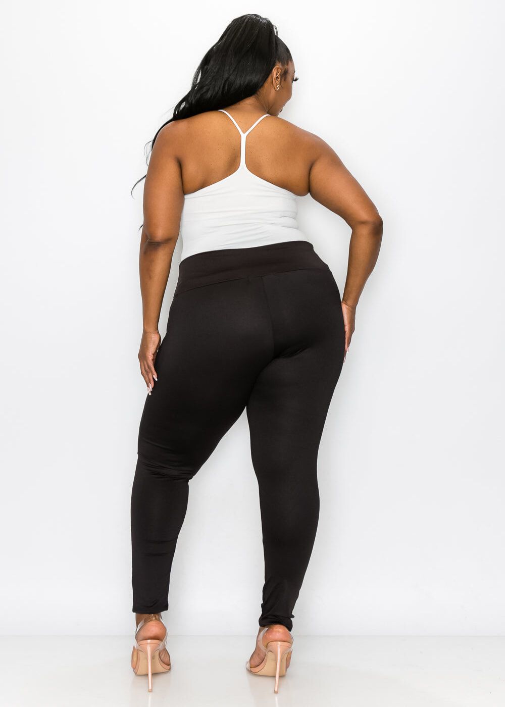 KELLY EVERYDAY YOGA LEGGINGS, Black / Black, alternate image number 1