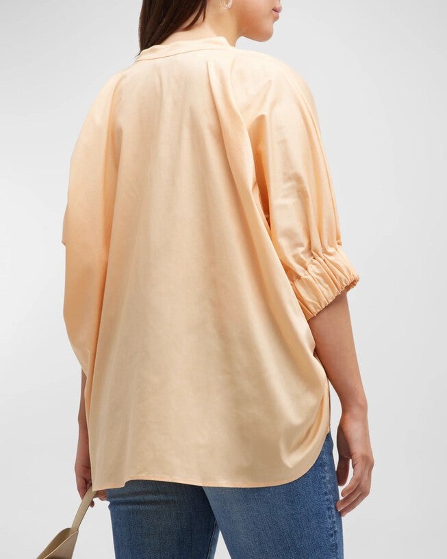 Medina Blouse, Apricot Ice / Peach, alternate image number null