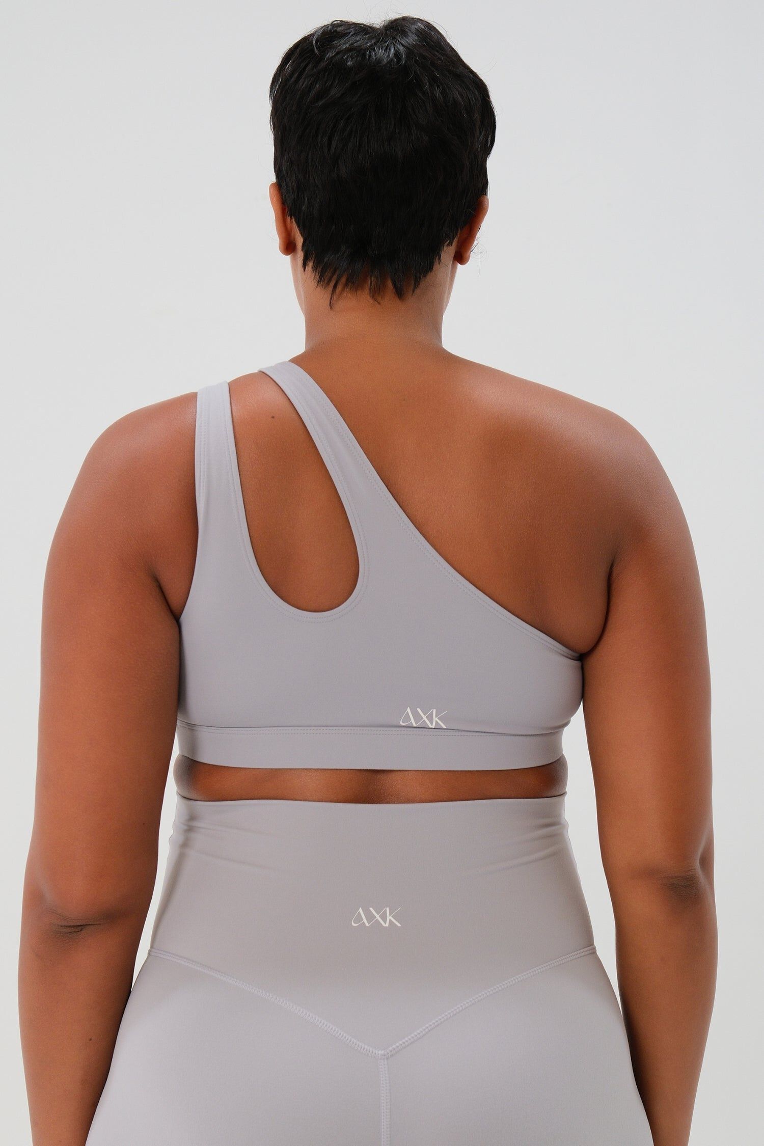 Women's Cross Body Nursing Bra With Easy-Release Breastfeeding Clips and One-Shoulder Design, Light Gray / Light Grey, alternate image number 1