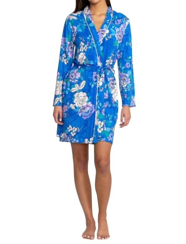 DOVE SLEEP ROBE IN BLUE MULTI, Blue Multi / Cobalt, hi-res image number null