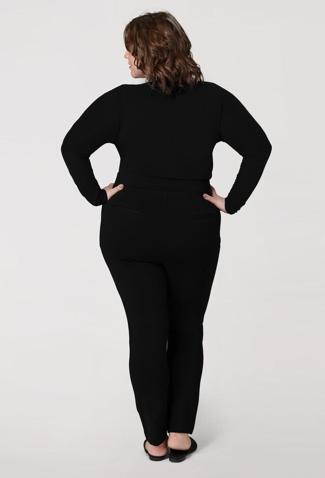 The Black Compression Slim Pant, Black / Black, alternate image number null