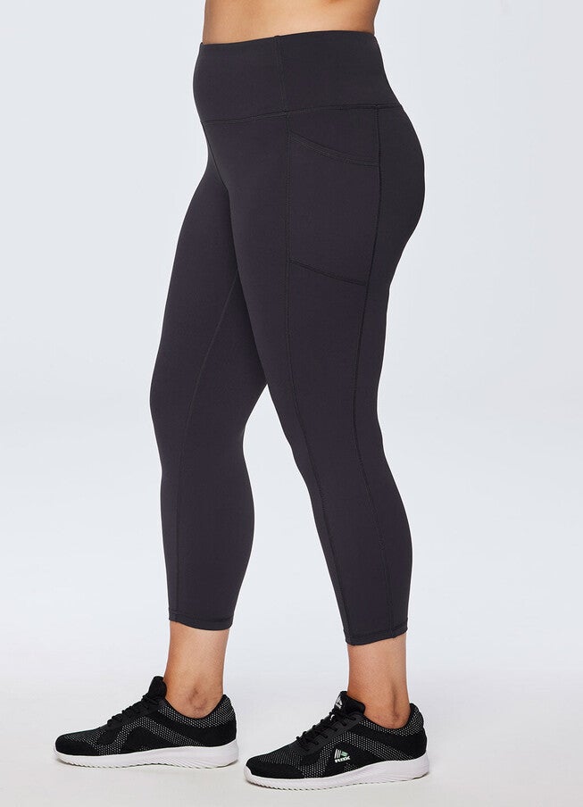 Plus Prime Tech Flex Ultra Hold 7/8 Legging, Charcoal / Charcoal Grey, alternate image number null