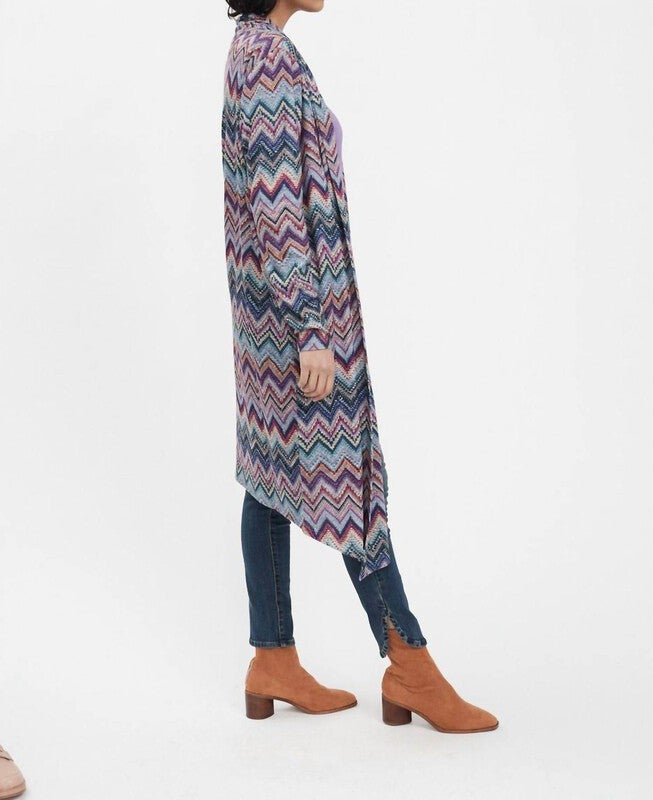 LONG CARDIGAN IN MULTI, , alternate image number null