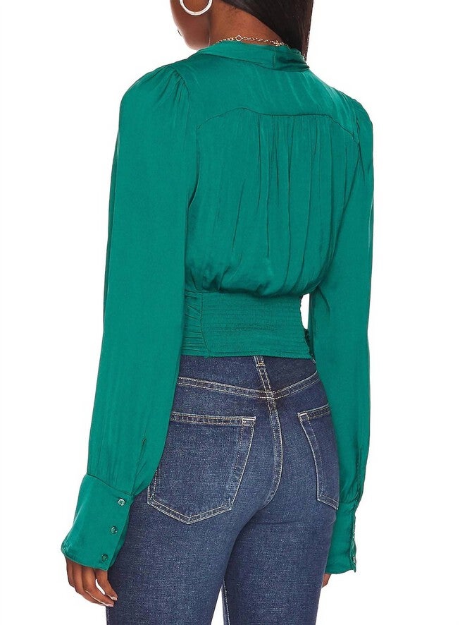MEET ME THERE TOP IN GREEN BALSAM, , alternate image number null