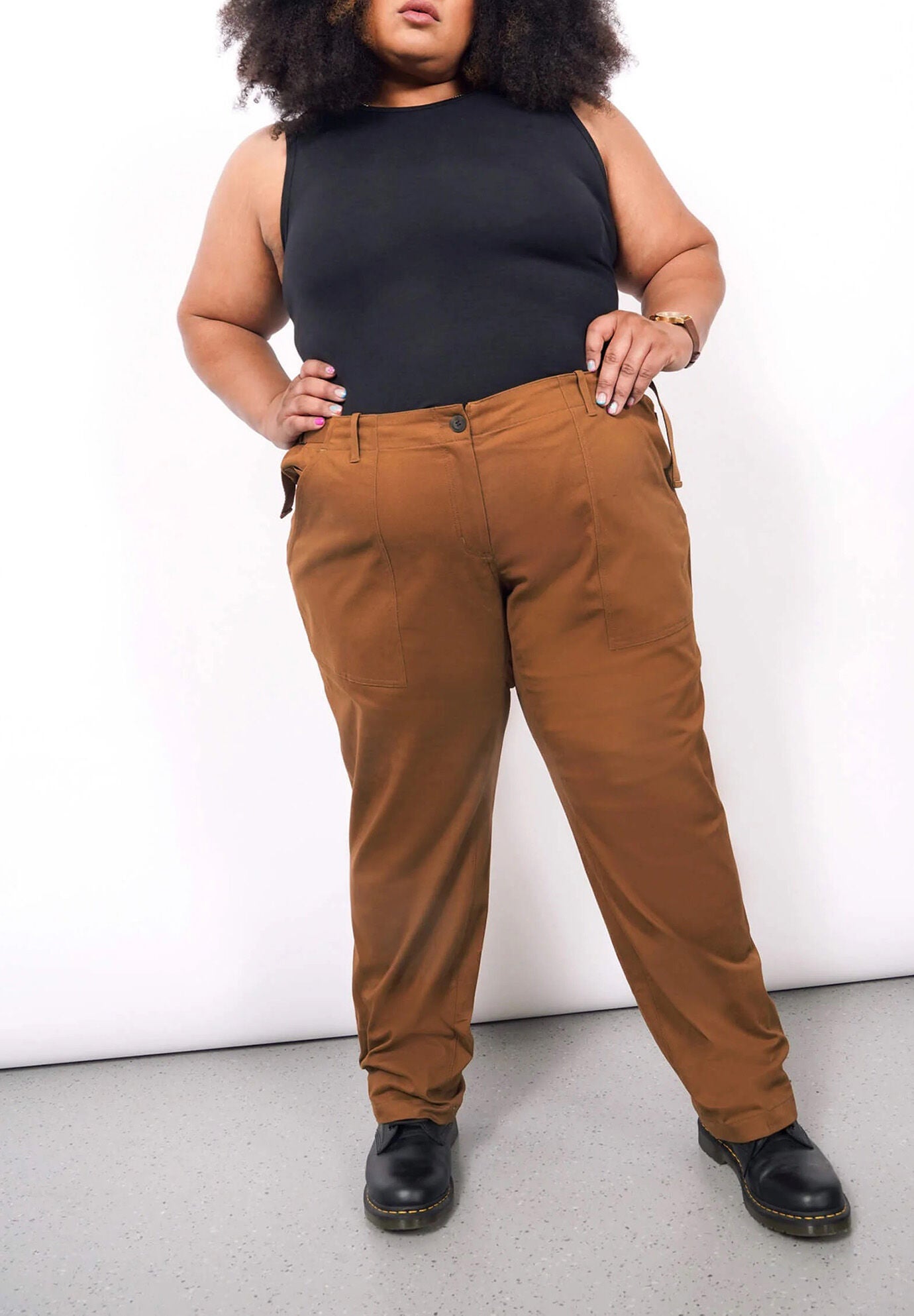 The Essential Cotton Twill Utility Pant, WALNUT / Brown, hi-res image number 0