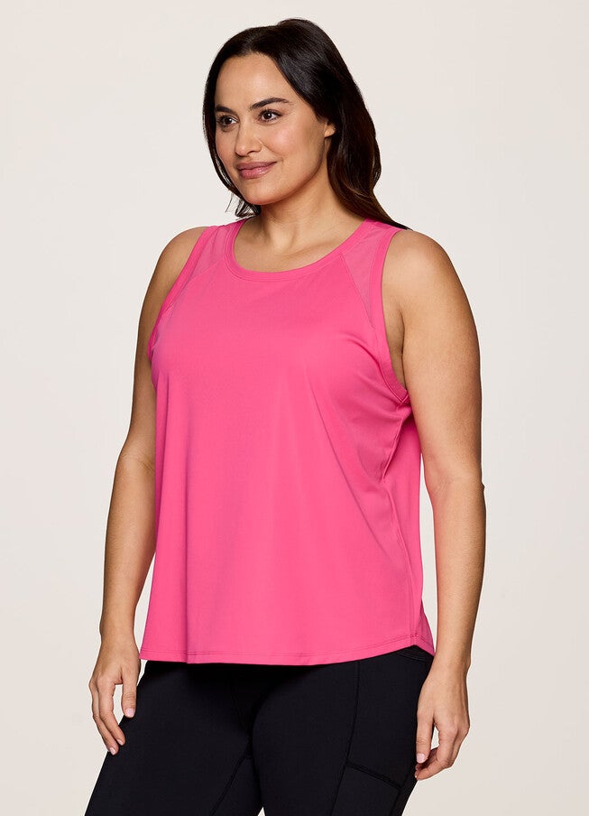 Plus On The Run Tank, Pink / Pink, alternate image number null