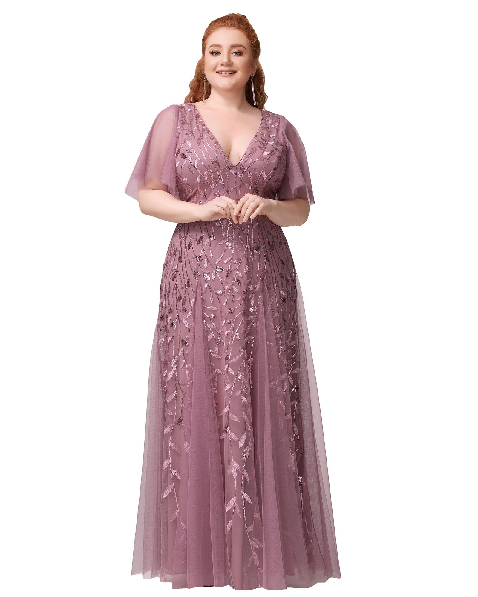 knee length dresses for ladies Pleated Chiffon A-Line Sleeveless Bridesmaid Dress main image 1