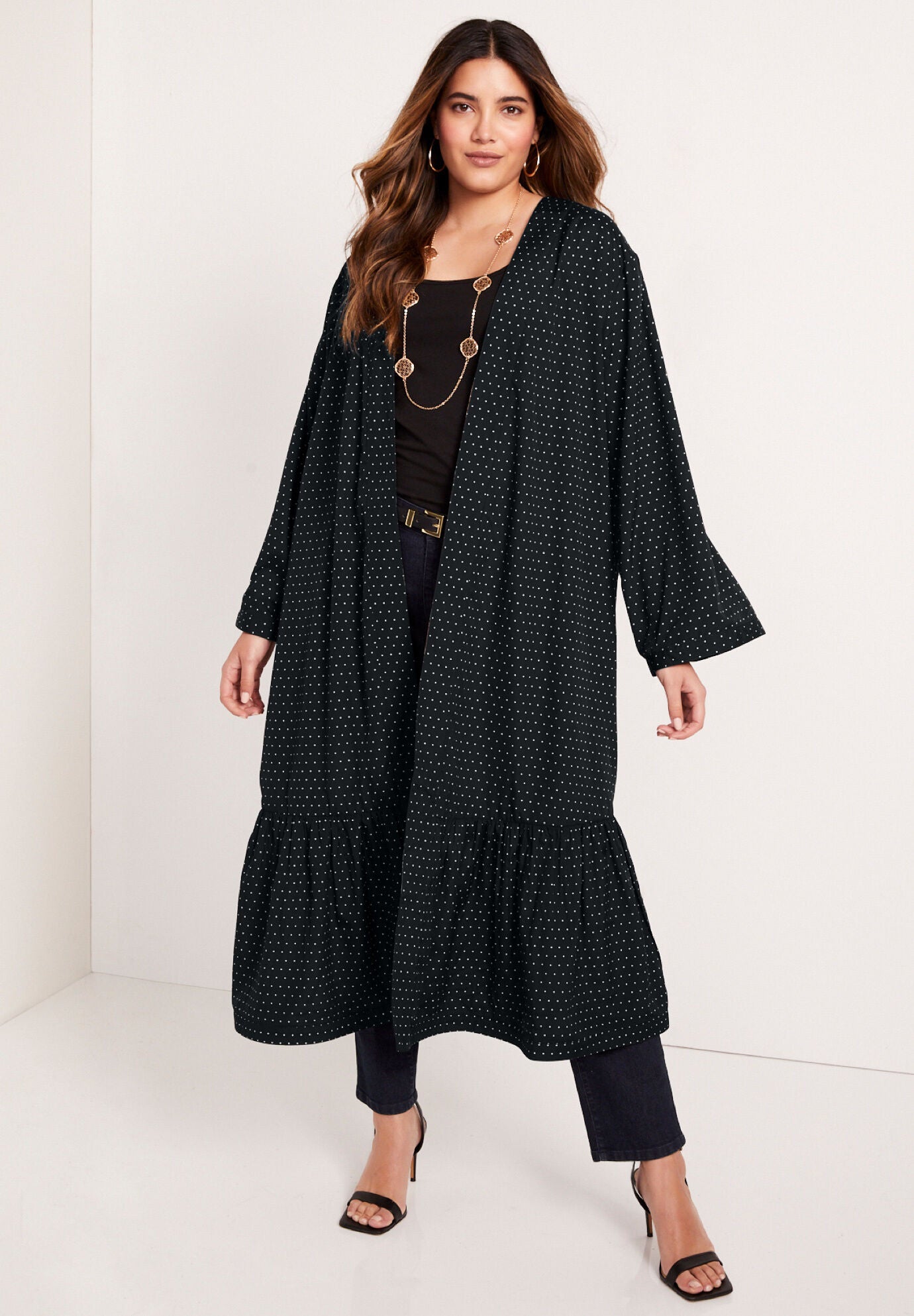 Reversible Printed Duster, , alternate image number 5