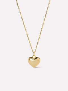 Gold Heart Necklace - Lev Small