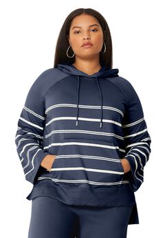 Bell-Sleeve French Terry Sweatshirt