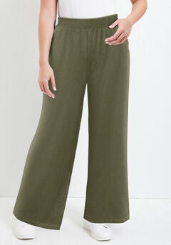 Plus Size Casual Cotton Pants