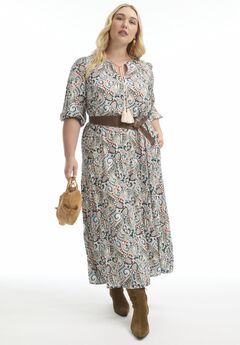 Plus Size Boho Long Dresses