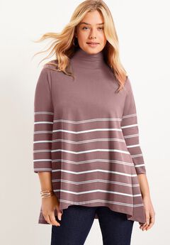 One+Only Mock-Neck Tunic