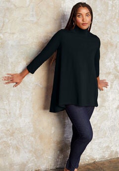 Mock-Neck Sweater