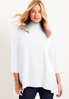One+Only Mock-Neck Tunic