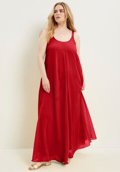Plus Size Long Chiffon Dresses