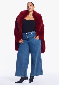 Long Faux Fur Coat