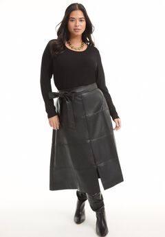 Ribbed Scoopneck Top