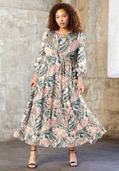 Plus Size Full Skirt Maxi Dresses