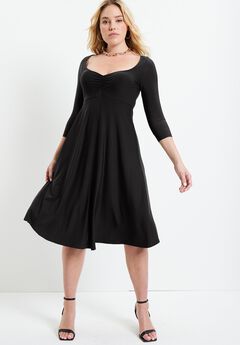 Plus Size Vintage Style Swing Dresses