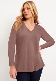 Long-Sleeve V-Neck One + Only Tee
