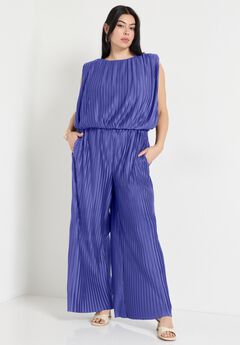 Plisse Dolman-Sleeve Cropped Top