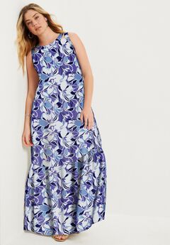 Plus Size Blue Dresses