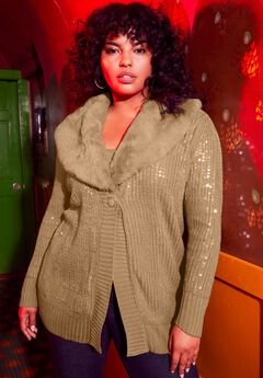 Plus Size Sequin Tops For Women