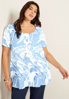 Short-Sleeve Swing One + Only Tunic
