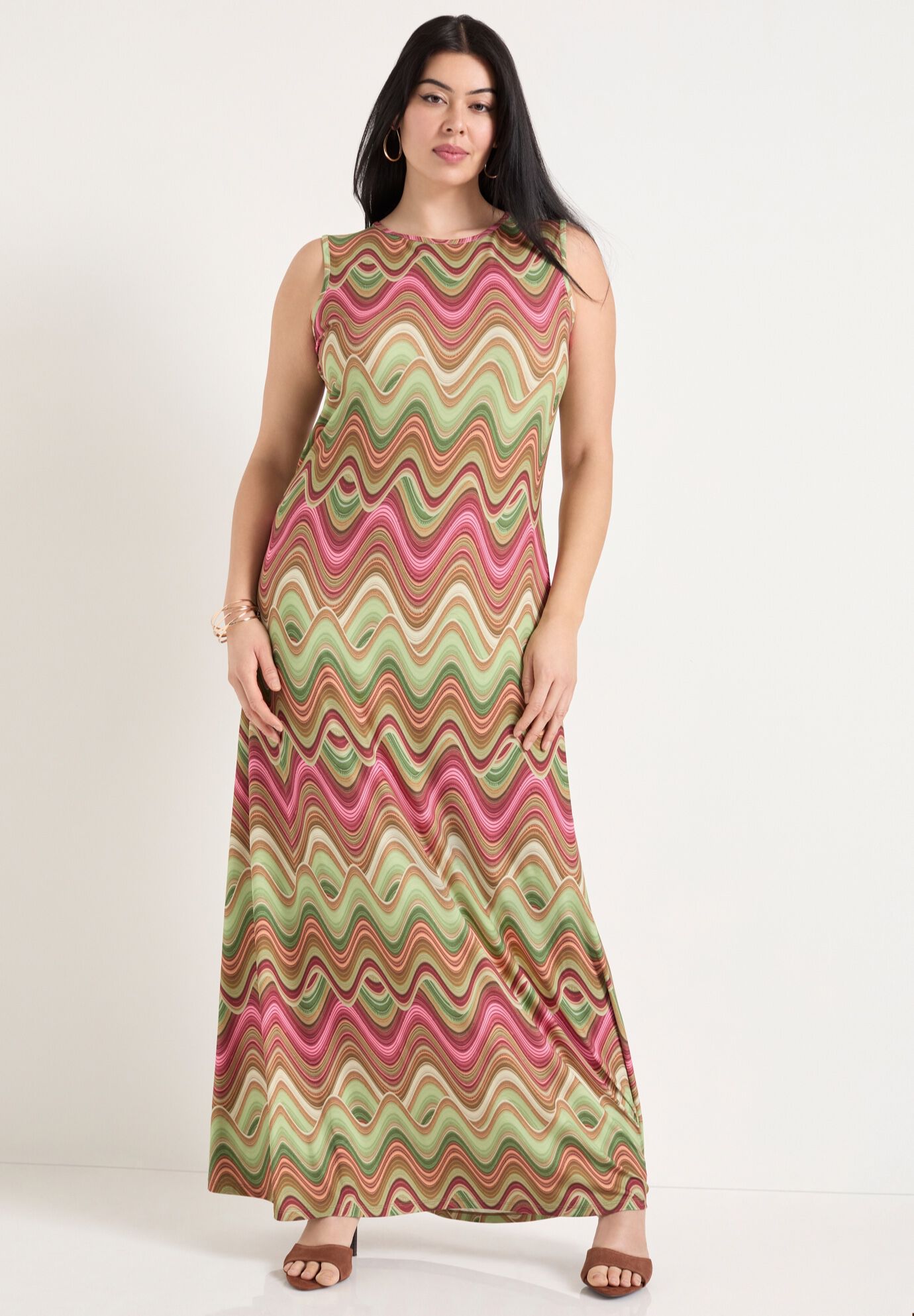 Tank Top Maxi Dress, HEAT WAVES, alternate image number 4