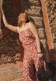 Crinkle Chiffon Jumpsuit