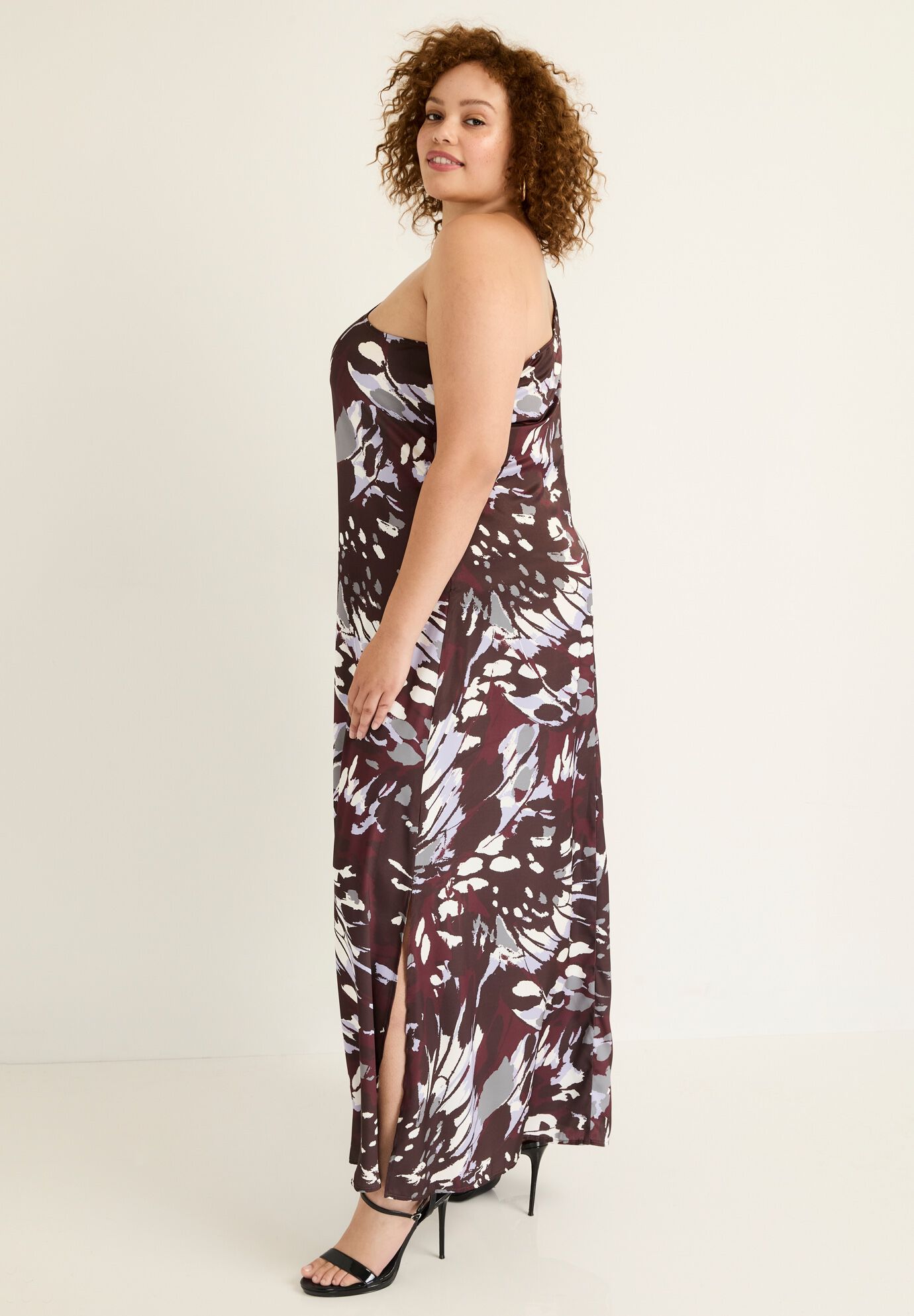 One-Shoulder Maxi Dress, , on-hover image number 1
