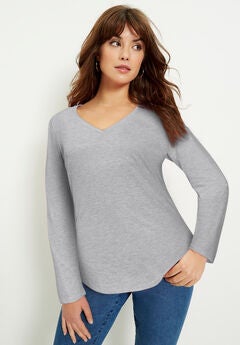 Long-Sleeve V-Neck One + Only Tee