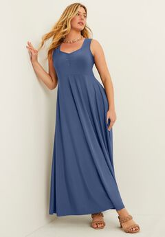 Plus Size Blue Formal Dress