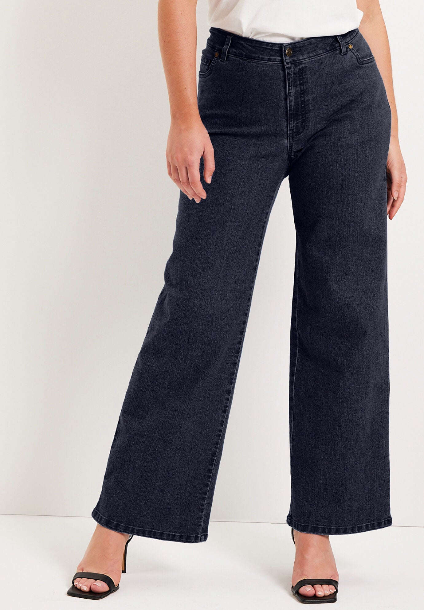 June Fit Wide-Leg Jeans, , alternate image number 3