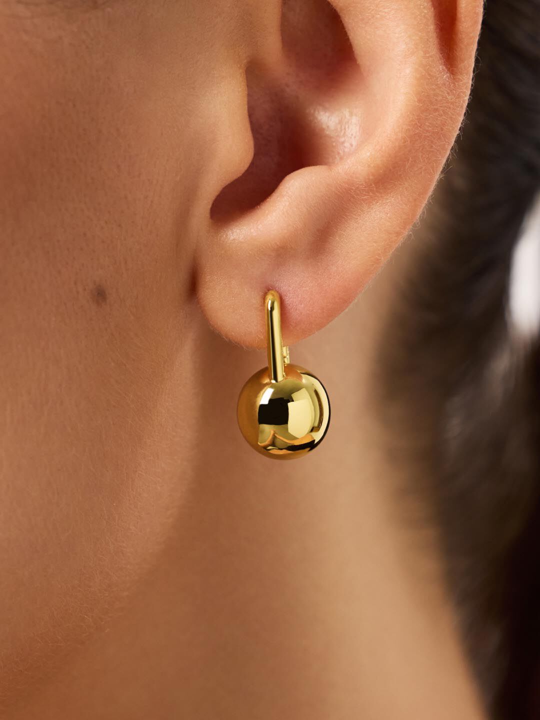 Statement Earrings - Perry, GOLD, alternate image number 2