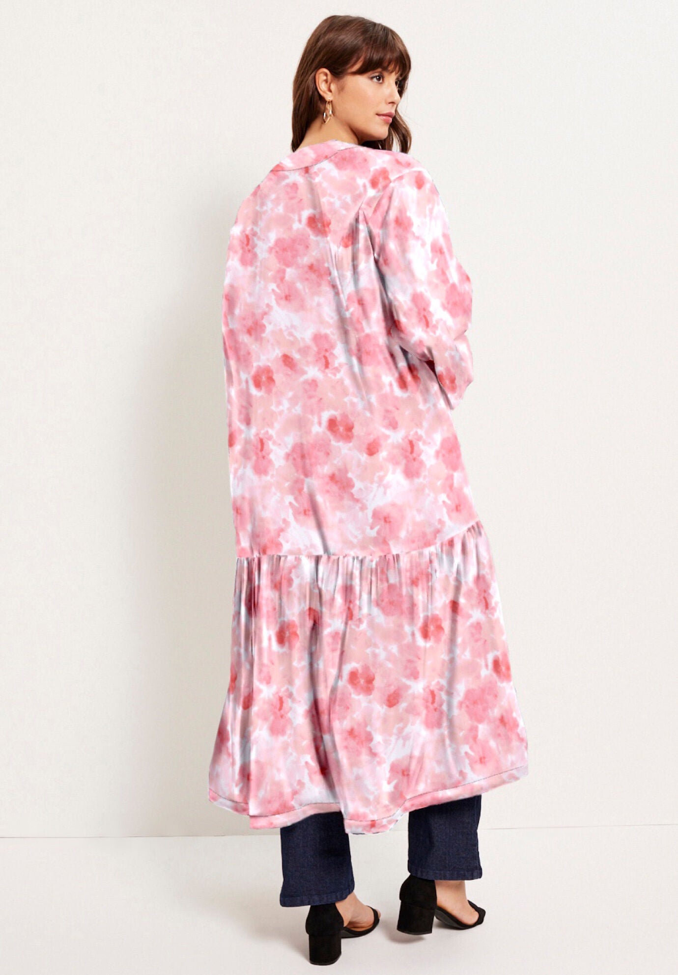 Reversible Printed Duster, , alternate image number 4