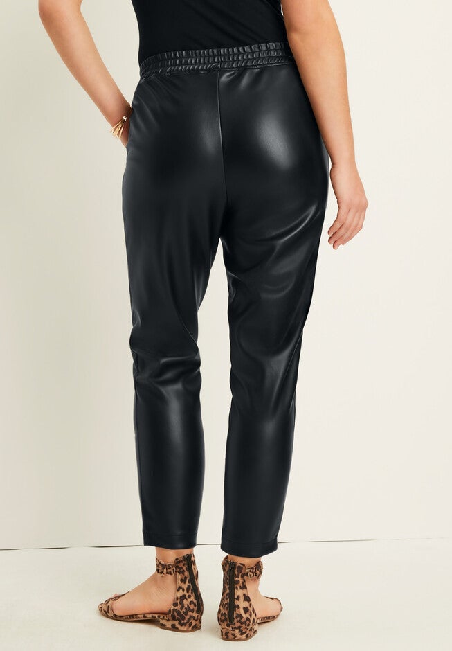 Faux Leather Pants, , on-hover image number null