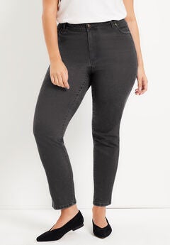 Curvy Distressed Jeans