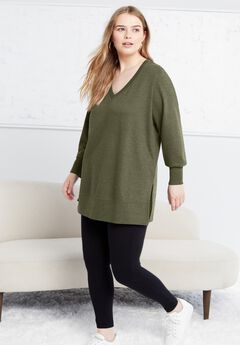 Green Oversized Sweater