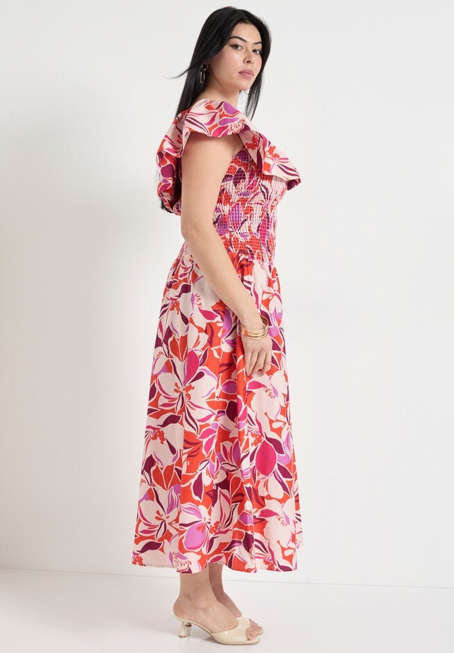 Smocked Bubble Dress, THE BLOOMS, alternate image number null