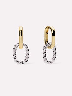 Ash Double Hoop Earrings