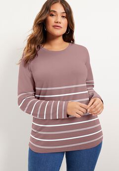 Long-Sleeve Crewneck One + Only Tee