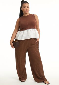 Knitted Pull-On Pants