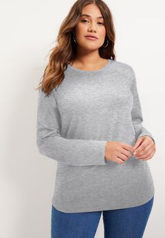 Plus Size Gray T Shirts For Women